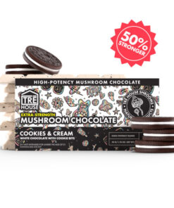 Magic Mushroom Cookies and Cream Chocolate Bar made with premium chocolate and a smooth cookies & cream blend. Fresh, discreet, and available in stock now.