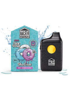 Shop Blue Cereal Live Rosin HHC Vape Pen 3.5g for smooth flavor and balanced hybrid effects. Premium live rosin HHC vape pen.