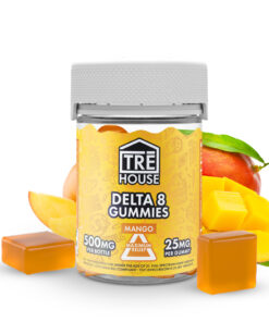 Shop Mango Delta 8 THC Gummies for smooth flavor and calming effects. Premium Delta 8 edibles with a sweet tropical mango taste.