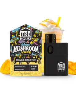 Shop Mango Smoothie Microdose Magic Mushroom Vape Pen for smooth flavor and gentle, balanced effects. Easy, discreet microdose vaping.