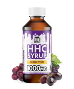 Shop HHC Syrup Purple Stuff 1000mg for smooth flavor and relaxing effects. High-potency HHC syrup with a bold grape profile.